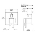 Brizo T75580-BN Siderna Tempassure Thermostatic Valve 3 Function Diverter Brushed Nickel 2