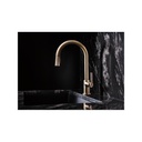 Brizo 63043LF Litze Pull Down Faucet with Arc Spout Luxe Gold 2