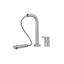 Treemme 1329 Pull Out Single Stream Kitchen Faucet Side Handle Stainless 1