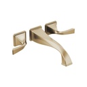 Brizo T70430-GL Virage Two Handle Wall Mount Tub Filler Luxe Gold 1