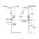 Brizo 64074LF Rook Pull Down Kitchen Faucet With Smart Touch Stainless 2
