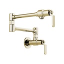 Brizo 62844LF Litze Wall Mounted Pot Filler Polished Nickel 1