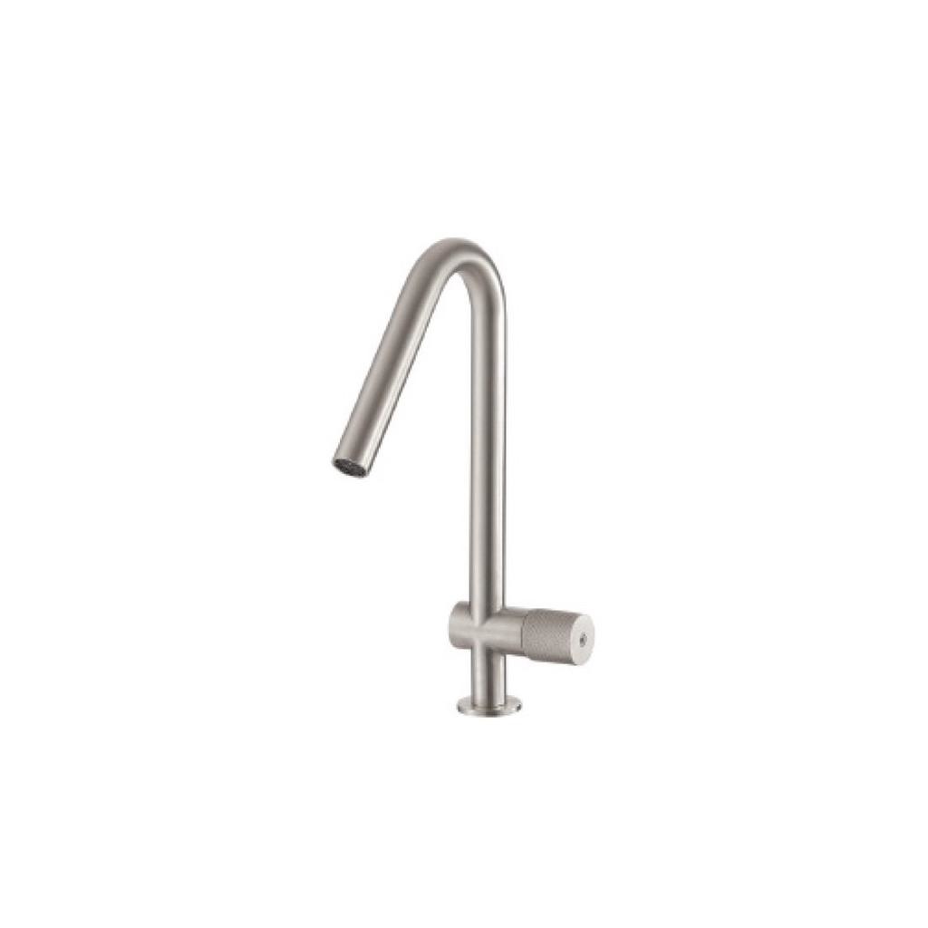 Treemme 1111 Single Hole Lavatory Faucet One Handle Stainless 1