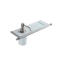 Treemme 8372 Wall Mount Shelf With Soap Dispenser Stainless 1
