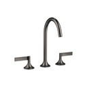 Dornbracht 20713819 Vaia Three Hole Faucet Lever Handle Dark Platinum Matte 1