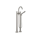 Dornbracht 25943809 Vaia Free Standing Tub Spout Platinum Matte 1
