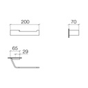 Dornbracht 83500705 Cl.1 Tissue Holder Platinum Matte 2