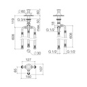 Dornbracht 29140809 Vaia Two And Three Way Diverter Polished Chrome 2