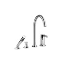 Dornbracht 27632809 Vaia Four Hole Tub Set With Hand Shower Platinum Matte 1