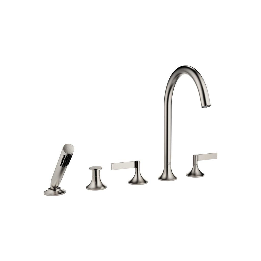 Dornbracht 27522819 Vaia Free Standing Tub Spout Platinum Matte 1