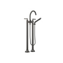 Dornbracht 25943819 Vaia Free Standing Tub Spout Dark Platinum Matte 1