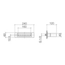 Dornbracht 13420979 Rectangular Waterfall Chrome 2
