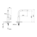Dornbracht 33840790 Elio Pull Out Kitchen Faucet Chrome 2