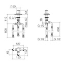 Dornbracht 29140979 Gentle Generic Round Two Way Diverter Platinum 2