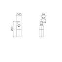 Dornbracht 84435970 CL.1 Generic Soap Dispenser Platinum 2