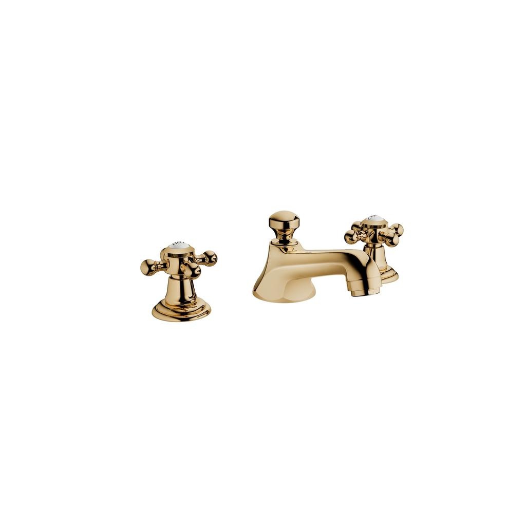 Dornbracht 20700360 Madison Three Hole Lavatory Faucet Durabrass 1