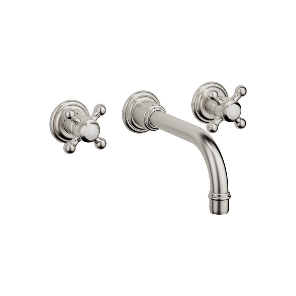 Dornbracht 36712361 Madison Wall Mounted Lavatory Faucet Platinum Matte 1