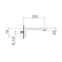 Dornbracht 13801710 Lulu Tub Spout Platinum Matte 2