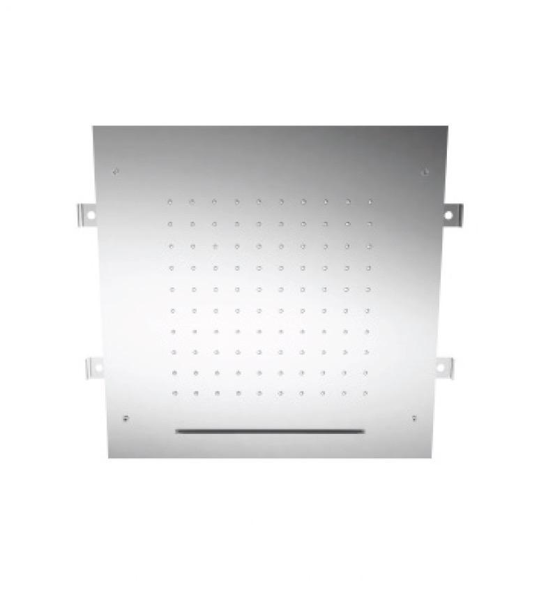 Treemme RTBR301 16X16 Recessed Rain Head And Chute Stainless 1