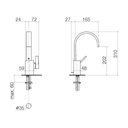 Dornbracht 33500782 Mem Single Lever Mixer Chrome 2