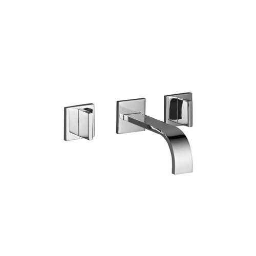 Dornbracht 36707782 Mem Wall Mounted Lavatory Faucet Platinum Matte 1