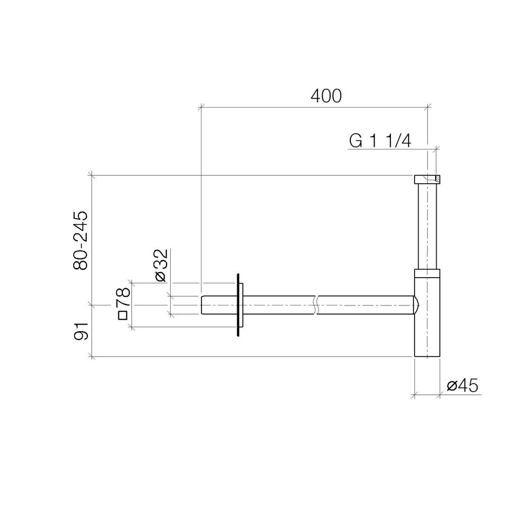 Dornbracht 10060780 Mem Siphon Chrome 2