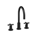 Dornbracht 20713892 Tara Three Hole Lavatory Faucet Black Matte 1