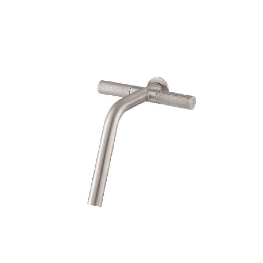 Treemme 6052 Wall Mount Lavatory Faucet Two Handles No Rough Stainless 1