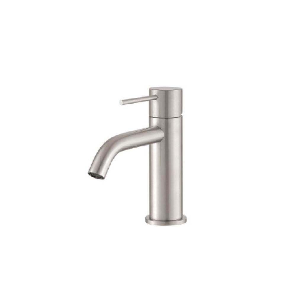 Treemme 1311 Short Single Hole Lavatory Faucet Stainless 1