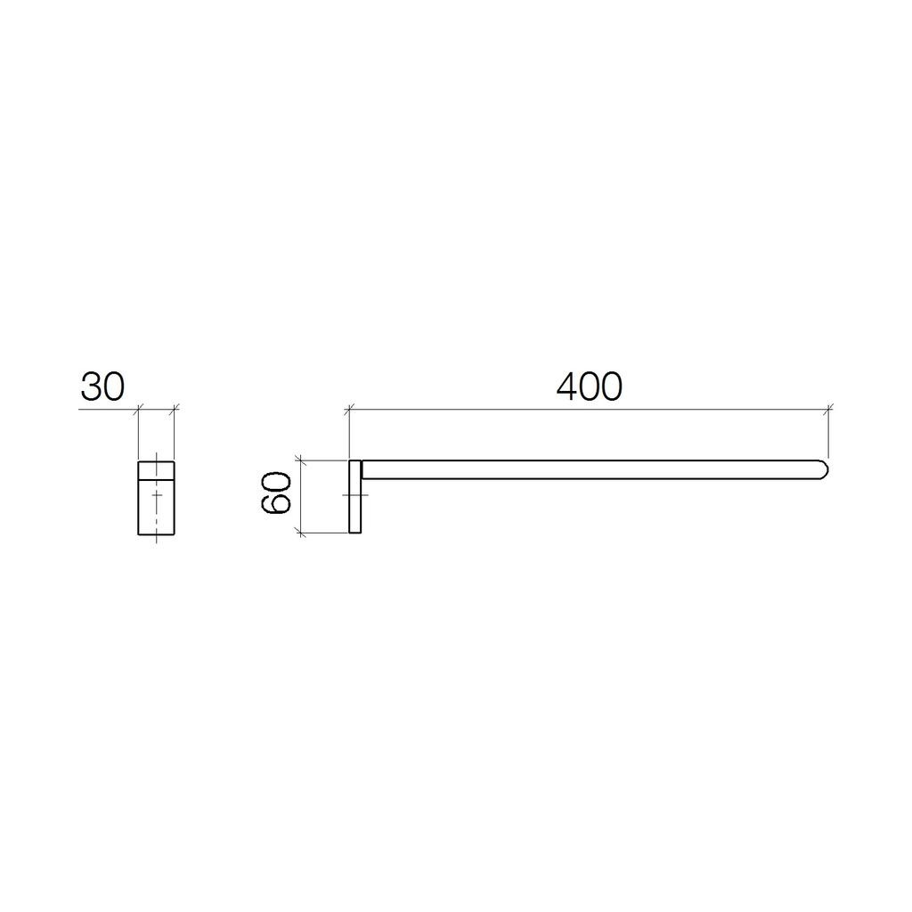 Dornbracht 83211670 Imo Towel Bar Chrome 2