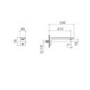 Dornbracht 13801845 Lisse Tub Spout Chrome 2