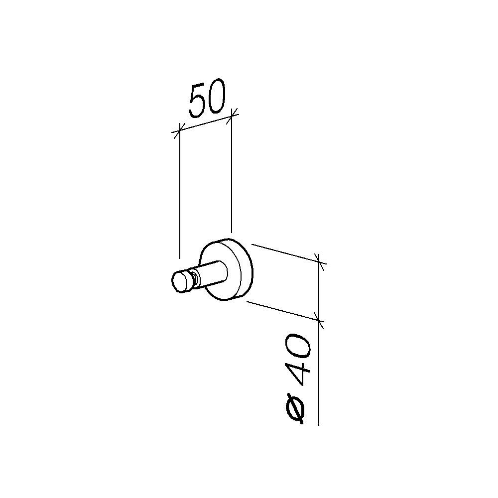 Dornbracht 83251979 Meta.02 Hook Platinum Matte 2