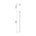 Dornbracht 83211979 Meta.02 Towel Bar Platinum Matte 2