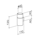 Dornbracht 83401979 Meta.02 Tumbler Platinum Matte 2