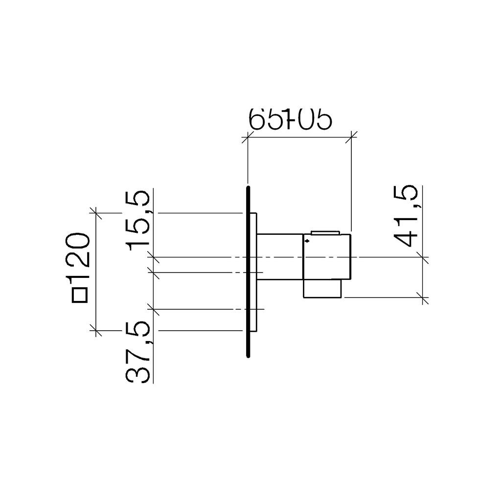 Dornbracht 36416985 Symetrics Thermostat Black Matte 2
