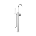 Dornbracht 25863809 Vaia Free Standing Tub Spout Dark Platinum Matte 1