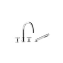 Dornbracht 27512892 Tara Four Hole Tub Set Platinum 1
