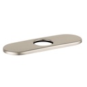 Hansgrohe 06490820 Base Plate for Contemporary Single Hole Faucets 6" Brushed Nickel 1
