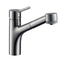 Hansgrohe 06462860 Talis S 2 Spray Pull Out Kitchen Faucet Steel Optik 1