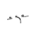 Dornbracht 36717882 Tara Wall Mounted Lavatory Faucet Black Matte 1