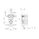 Dornbracht 35549970 Symetrics Rough For Xtool Thermostat 2