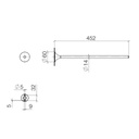 Dornbracht 83211809 Vaia Towel Bar Chrome 2