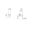 Dornbracht 28450809 Vaia Wall Elbow Dark Platinum Matte 2