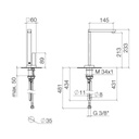 Dornbracht 17861680 Lot Hot & Cold Water Dispenser Platinum Matte 2