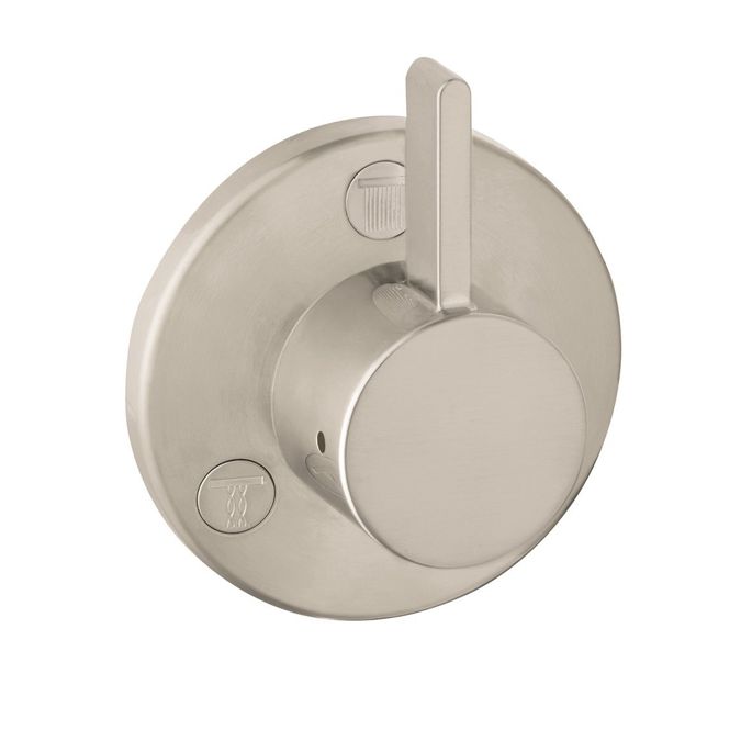 Hansgrohe 04232820 S Trio Quattro Trim Brushed Nickel 1