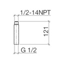 Dornbracht 35080970 Generic Rough-In Adapter 2