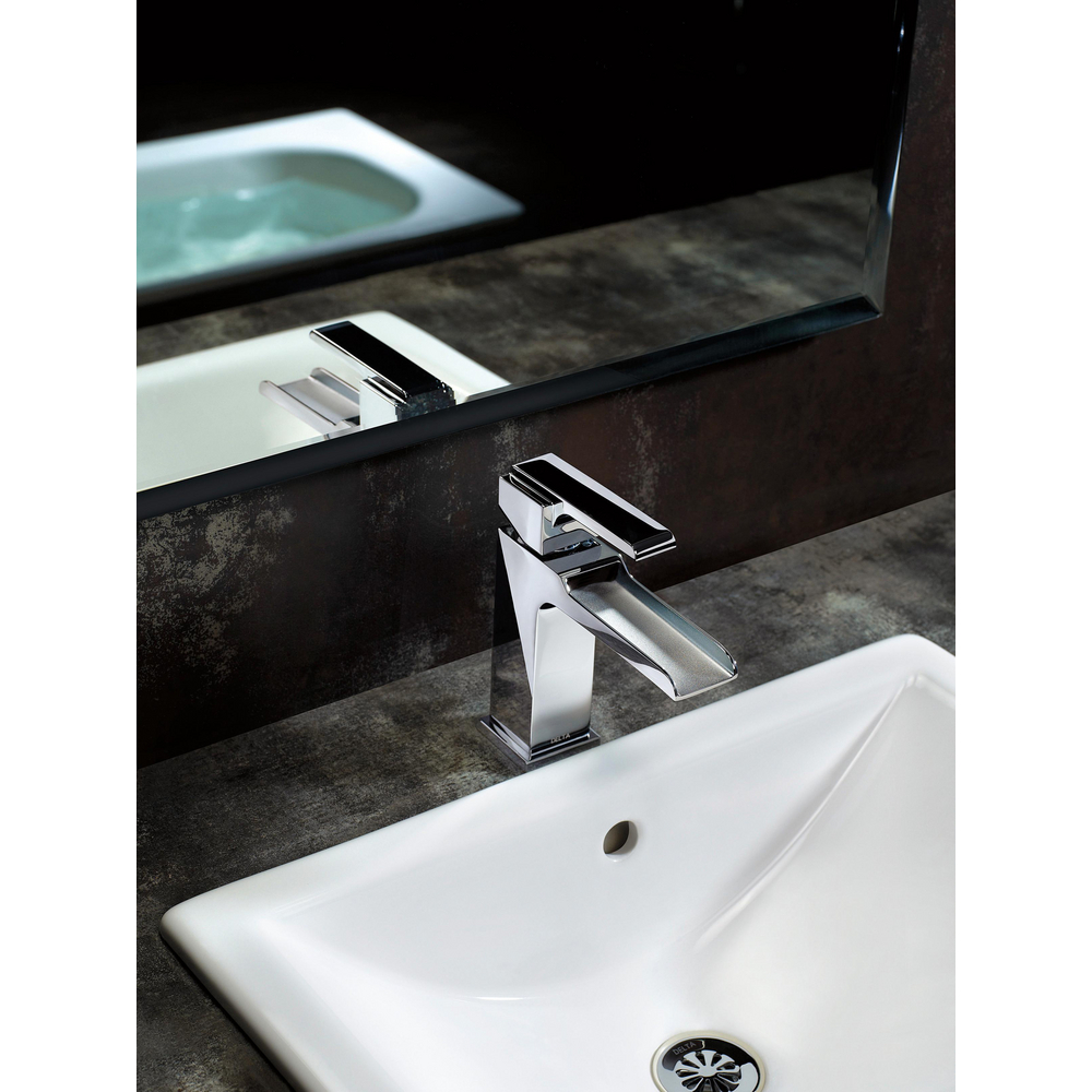 Delta 568LF Ara Single Handle Channel Lavatory Faucet Chrome 1