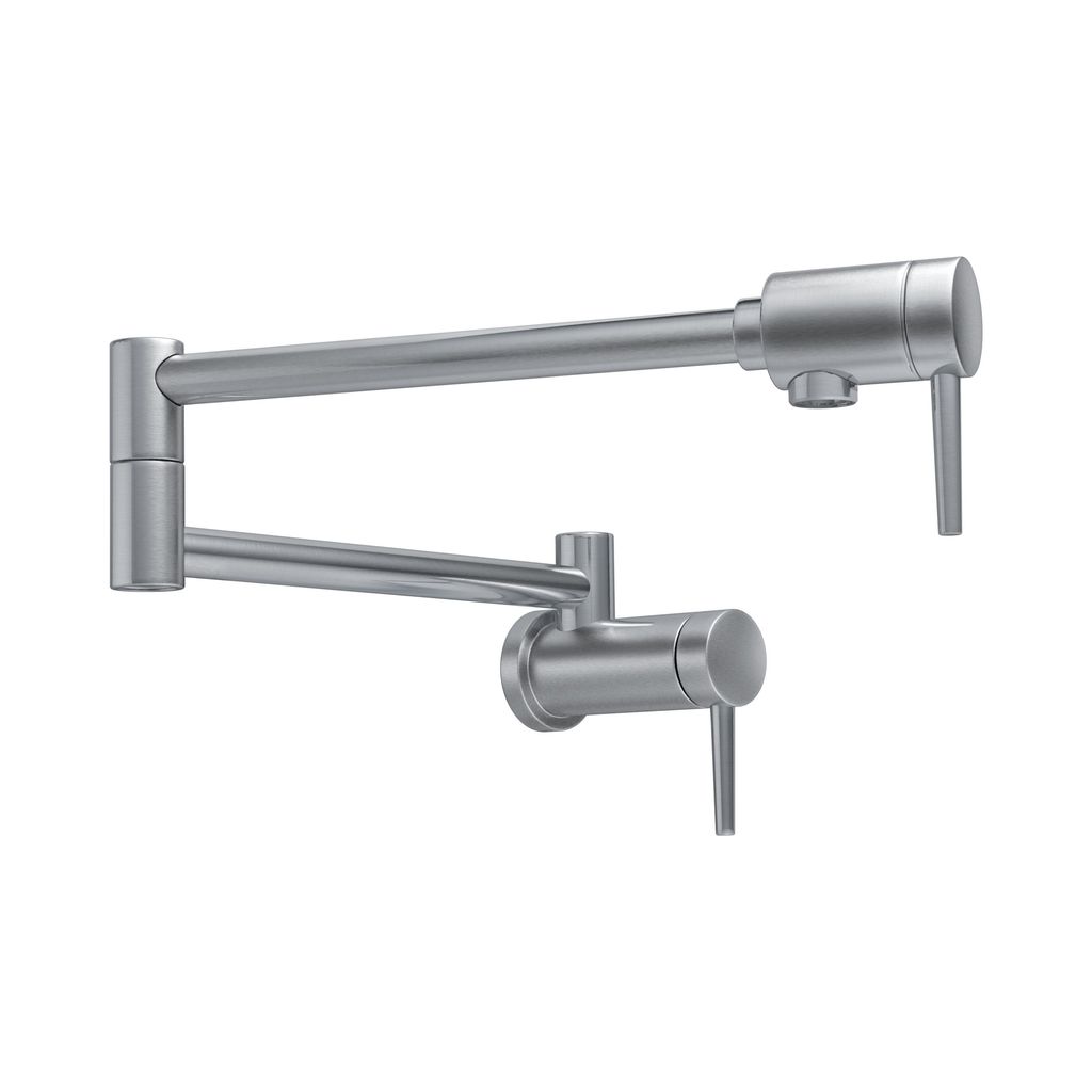 Delta 1165LF Contemporary Wall Mount Pot Filler Brilliance Stainless 1