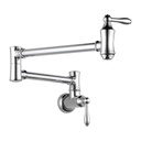 Delta 1177LF Traditional Wall Mount Pot Filler Arctic Stainless 1