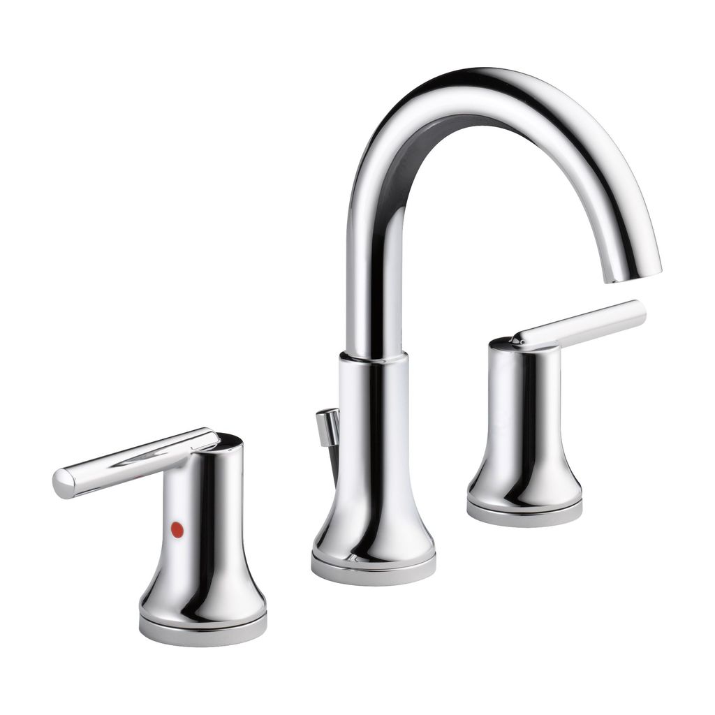 Delta 3559 Trinsic Two Handle Widespread Lavatory Faucet Chrome 1